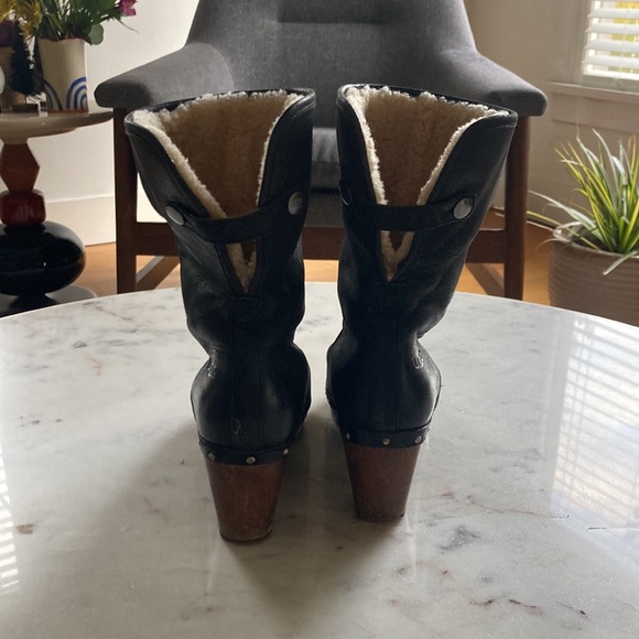 UGG Leather Shearling Boots - Picture 5 of 9